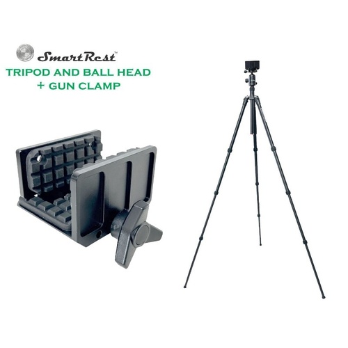 SmartRest Tripod & Ball Head & Gun Clamp - SRTL + GC