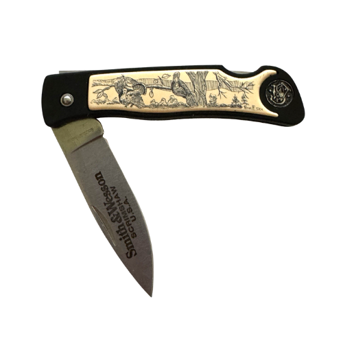 Smith & Wesson Scrimshaw Turkey Knife - SW370