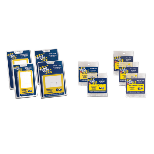 Tetra ProSmith Cleaning Patches 50 Cal 16ga & 12ga - 900 Pack - 1646I
