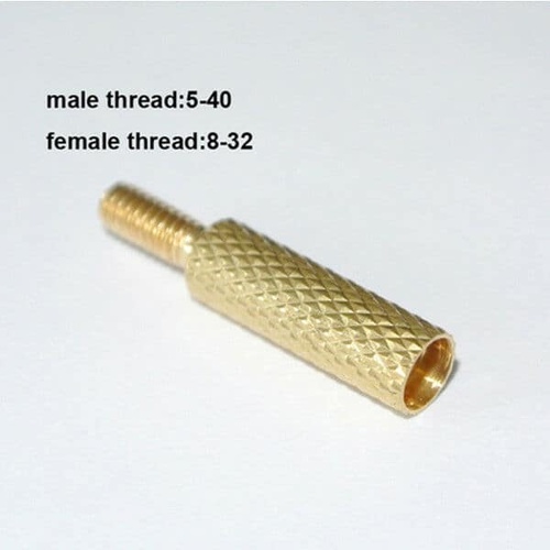 Taylor 8-32 Female to 5-40 Male 17-223 Rod Adaptor - TG-6462-17/22