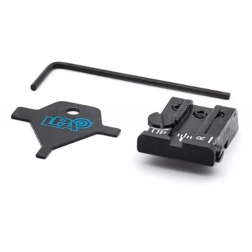 LPA TPU Adjustable Rear Sight for CZ P-10 - TPU87BZ07