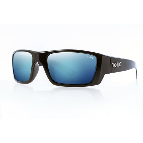 Tonic Rise Matt Black Mirror Blue Sunglasses - TRISBLKBLMIRR