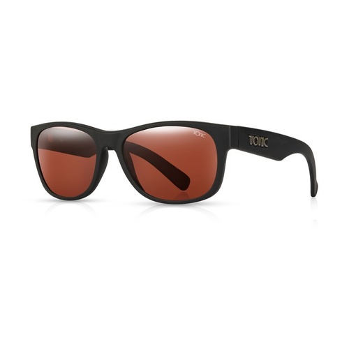 Tonic Wave Matt Black Photochromic Copper Sunglasses - TWAVBLKPHCOPP