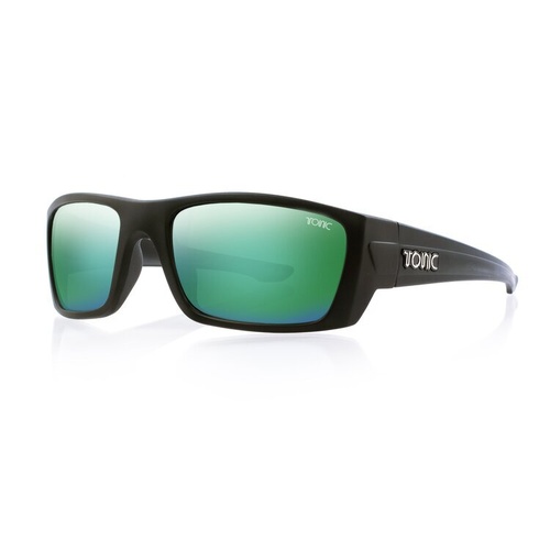 Tonic Youranium Matt Black Mirror Green Sunglasses - TYOUBLKGRNMIRR
