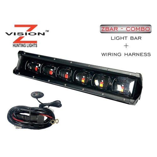 Z-Vision Light Bar - 6 & Wiring Harness - Zbar - RW6 + WH1